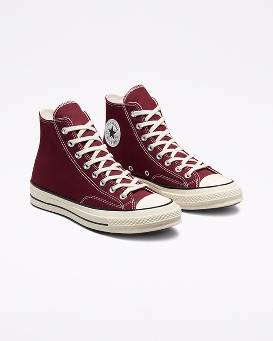 Tenisi Inalti Barbati Converse Chuck 70 Seasonal Color Visinii Inchis Negrii | RO EOARJ987